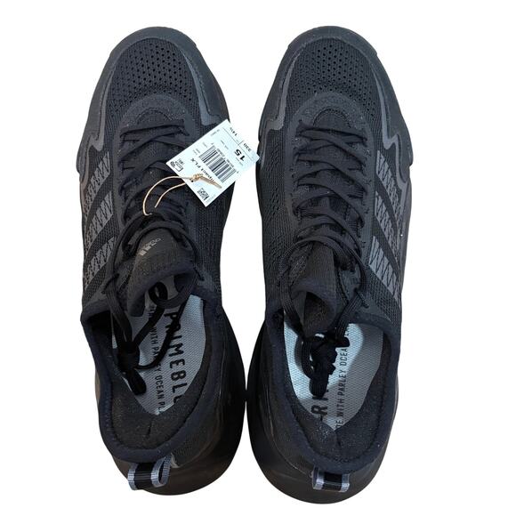 adidas Men’s SM Impact FLX All Black Football Training Performance Shoes 15 NEW main image 8